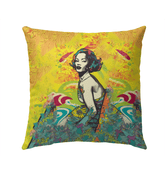 Surfing 1 49 Outdoor Pillow - Beyond T-shirts